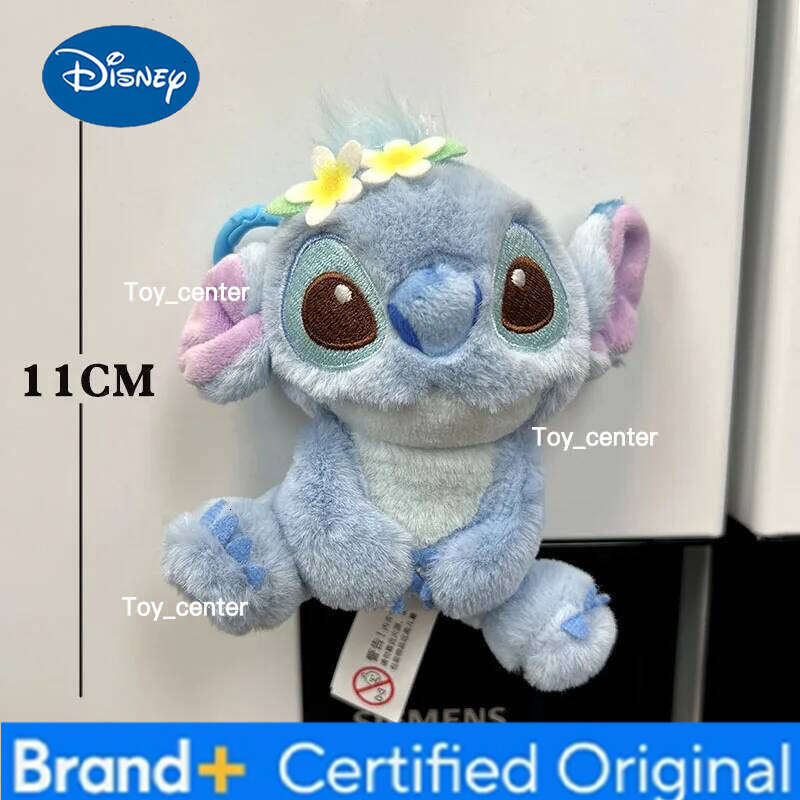 Disney Cute Stitch Creative Plush Stereo Refrigerator Magnet Tile Cartoon Anime Anti-theft Door Hole Plate Side Decoration H260123