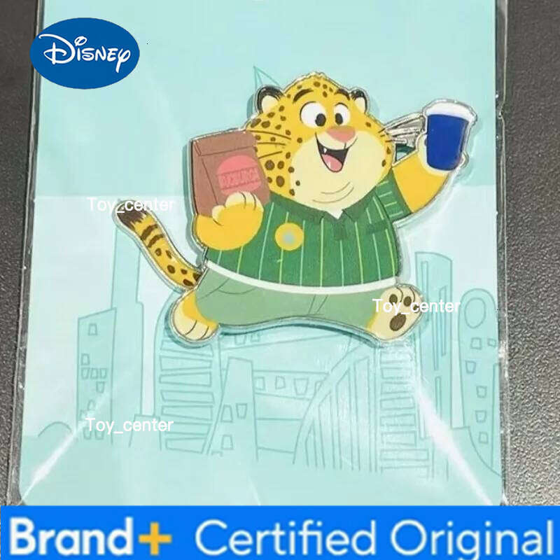 Disney New Best-selling Anime Cartoon Zootopia Collaboration Limited Edition Metal Brooch Badge Holiday Gift H260123