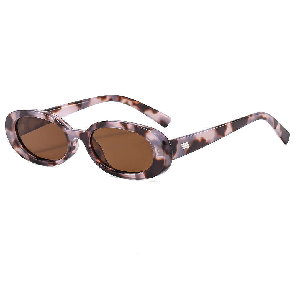 Oval Small Frame 2025 New Trendy Street UV Protection Ins Style Sunglasses