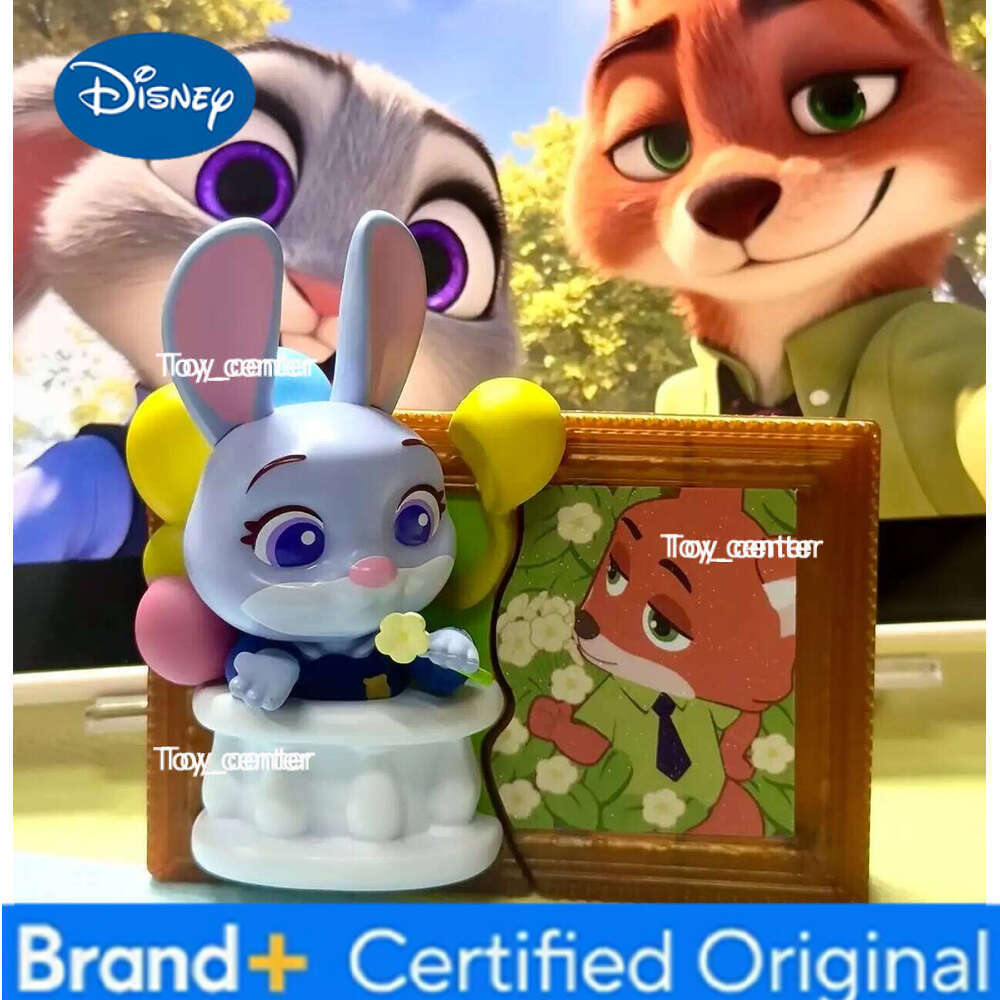 Disney Series Zootopia Famous Painting Magnetic Attraction Blind Box Toy Cute Movie Merchandise Room Car Decorations Gift H260123
