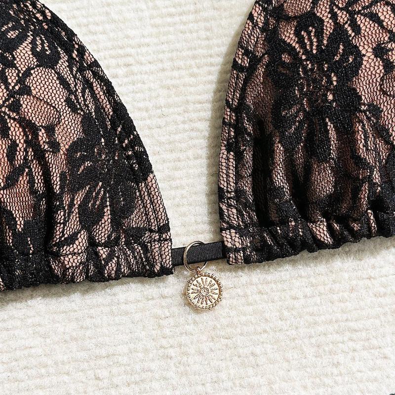 Women's Swimwear Lace Strap Bikini Three-piece Set Women Swimsuit With Sarong Beachwear Bathing Suit Biquine Brasileiro