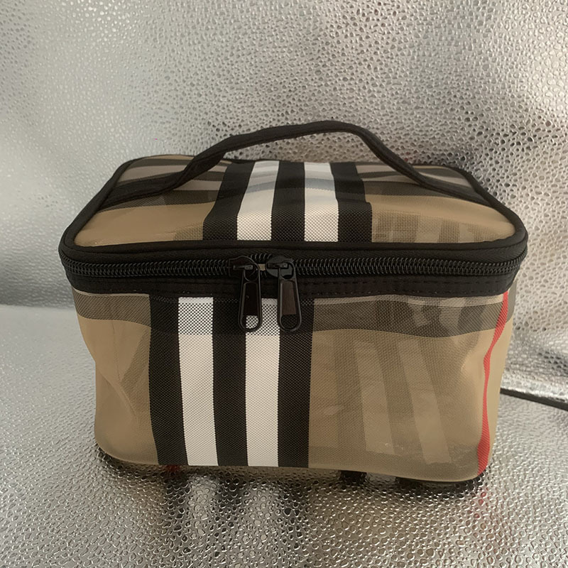 new Internet-famous Transparent Waterproof Cosmetic Bag Portable Large-capacity Multi-functional Storage Bag Handheld Travel Toiletry Bag