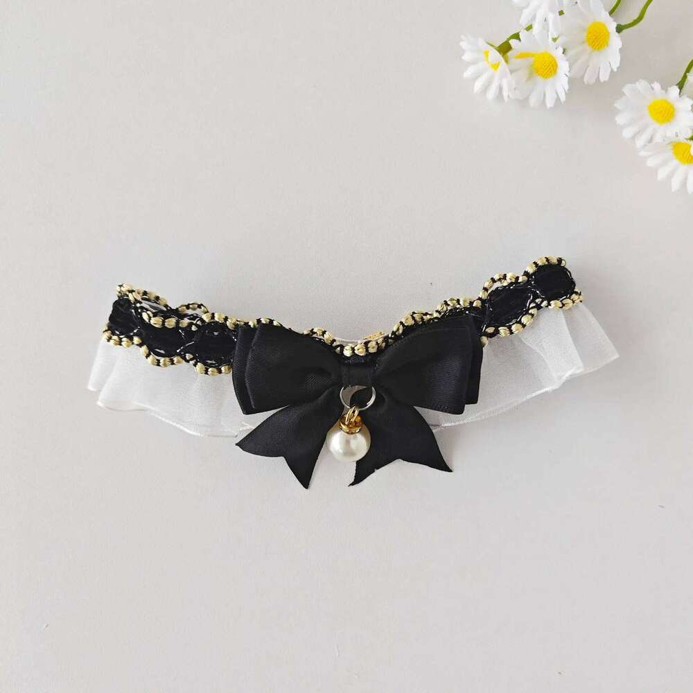 Cat Scarf Collar, Dog Drool Towel, Decorative Pet Bib, Necklace, Lace Bow Tie, Scarf, Neck Ring