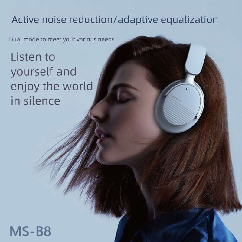 Famous Brand Simple Sports ANC Active Noise Cancelling Over Ear Long Battery Life Gaming Wireless Bluetooth Headphones CKS