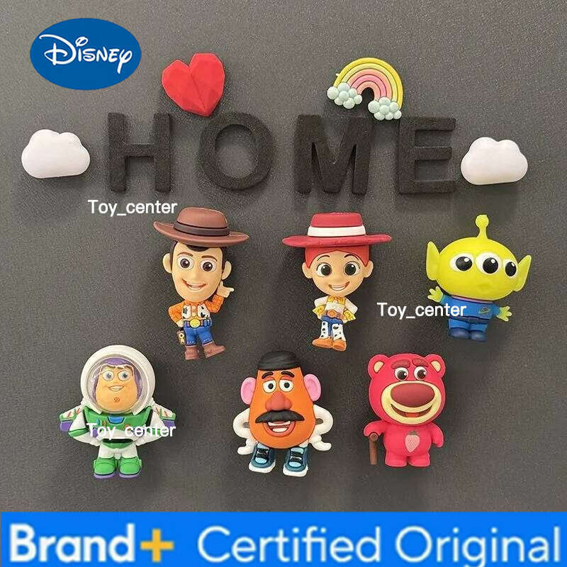 Disney Toy Story Woody Buzz Lightyear Anime Peripheral Creative Cartoon Magnetic Fridge Magnet High Value Home Decoration Gift H260123