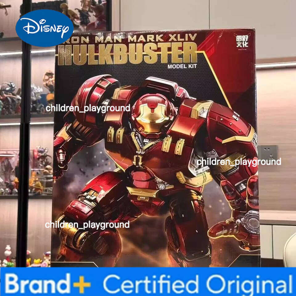 Disney Fondjoy Iron Man Action Figure - 1/7 Scale Mark Hulkooster Hulkbuster Armor Assembly Model Toy for Collectors And Xmas Gifts H2601231