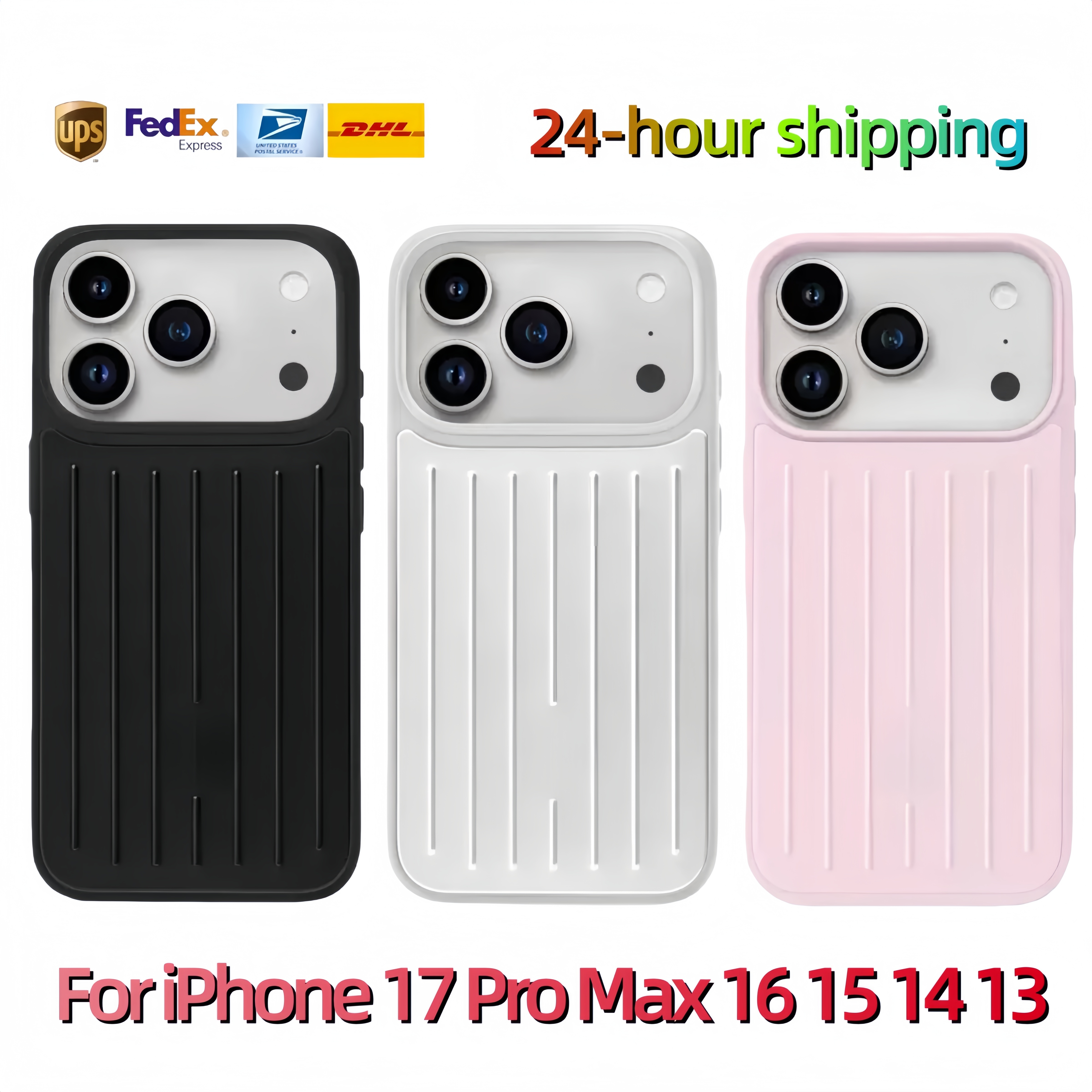 phone case luggage designed phones Suitable for iPhone 17 Pro Max 16 15 14 13 versions Made of polycarbonate and aluminum fast logistics with box