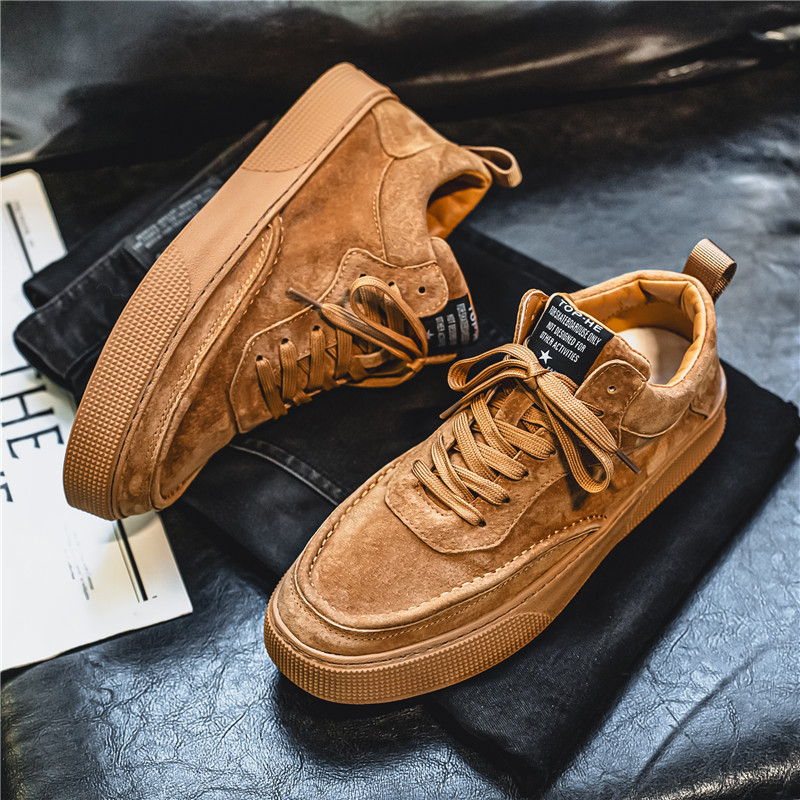 New Design Shoes 2026 British Retro Style Low Top Sneakers, Men's Casual Solid Color Shoes, Vintage-Inspired Spring Autumn Casual Wear Free Shipp