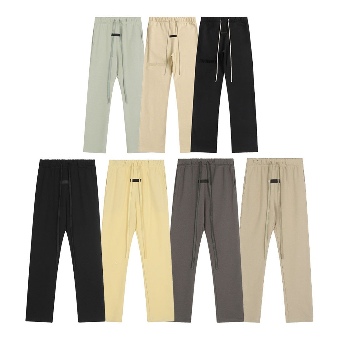 Men's Designer Long Pants Straight-leg Pants Classic Solid Colors Sweatpants Casual Loose Cotton Sportswear 7b