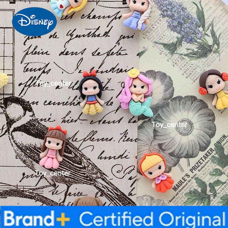 Disney New Princess Fridge Magnets Resin Sticker Photo Wall Message Board Cute Magnet Decoratio Mini Cartoon Kitchen gather Series DIY H260123