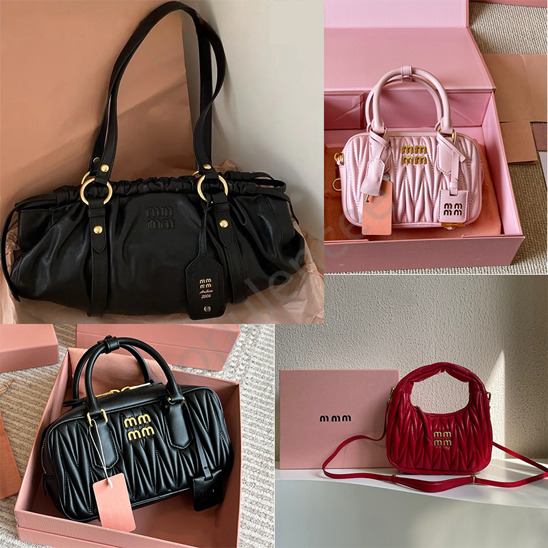 10A designer shoulder bag wander pochette matelasse arcadie sac luxe bag pleated tote bag crossbody handle bag for women black red hobos Tassel fashion leather bags