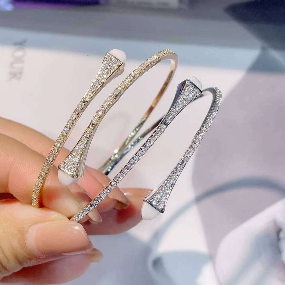 HIBRIDE New Charms Geometric Bracelet&Bangle For Women Bridal Cubic Zircon Dubai Party Wedding Jewelry bijoux B-166 Z260123
