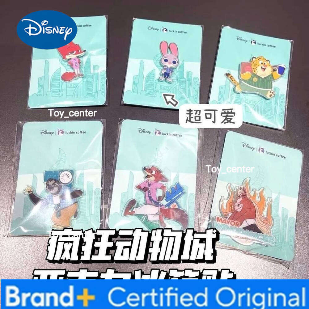 Disney Zootopia Refrigerator Magnet Acrylic Little Red Book Same Style Cute Judy Hopps Nick Wilde Value Collection High H260123