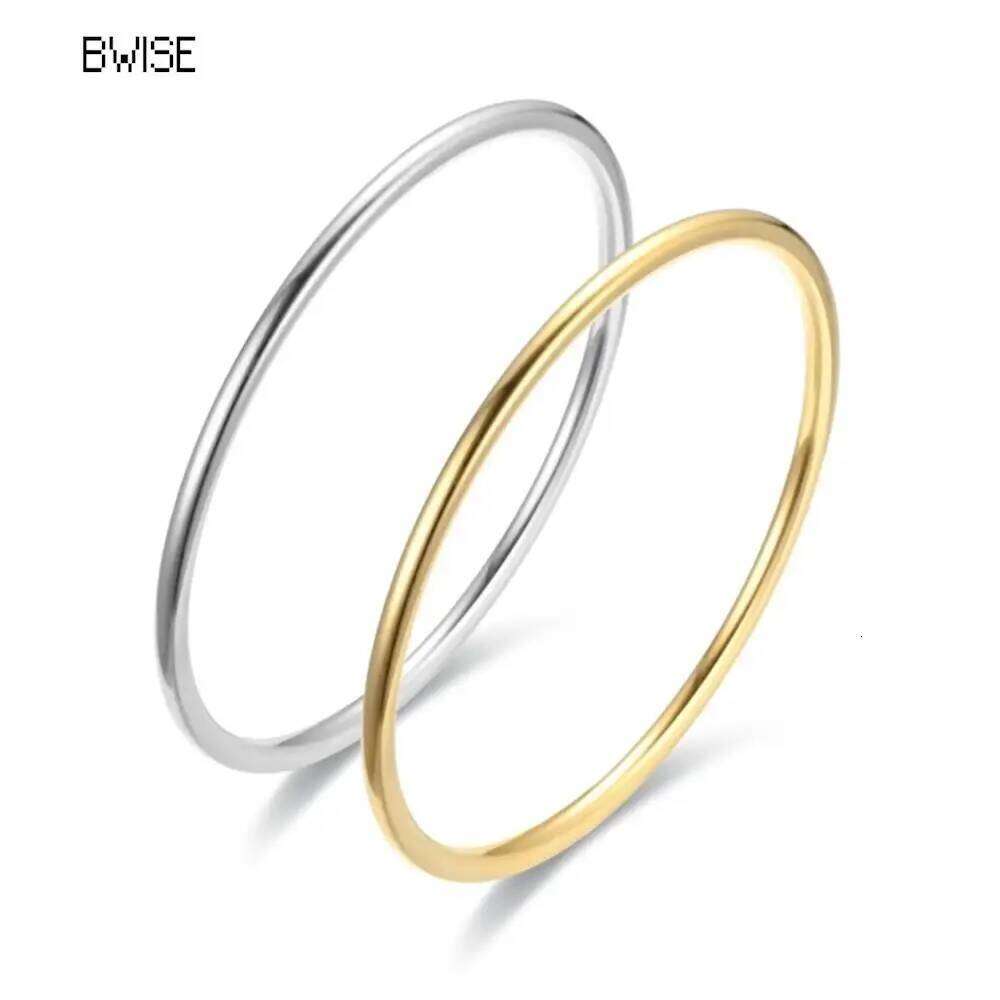 Fashionable Stainless Steel For Women Round Minimalist Elegant Gold Color Bracelet Women's Accessories Popular Jewelry Z260123