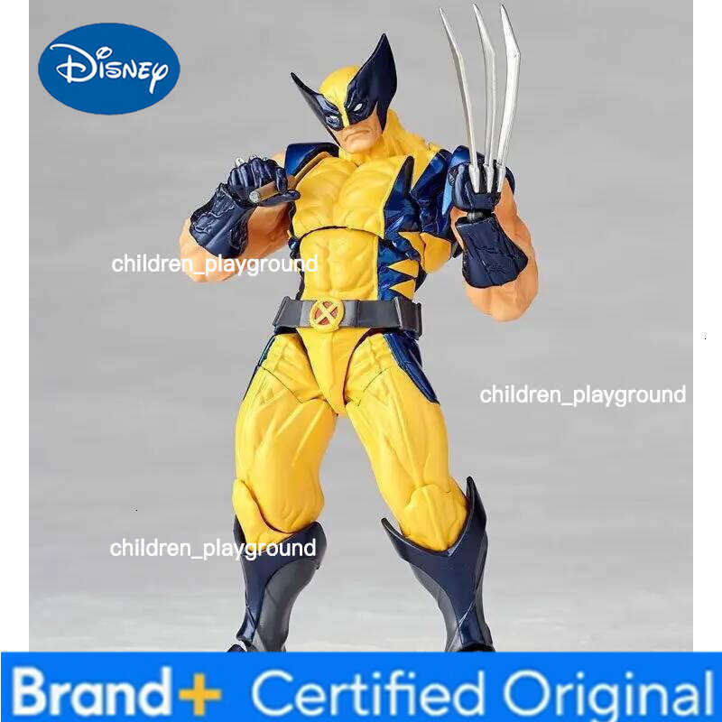 Disney 2024 New Revoltech Yamaguchi Wolverine Deadpool Comic Version Action Figure Model Toys Joint Movable Birthday Gift For Friends H260123 - view 3