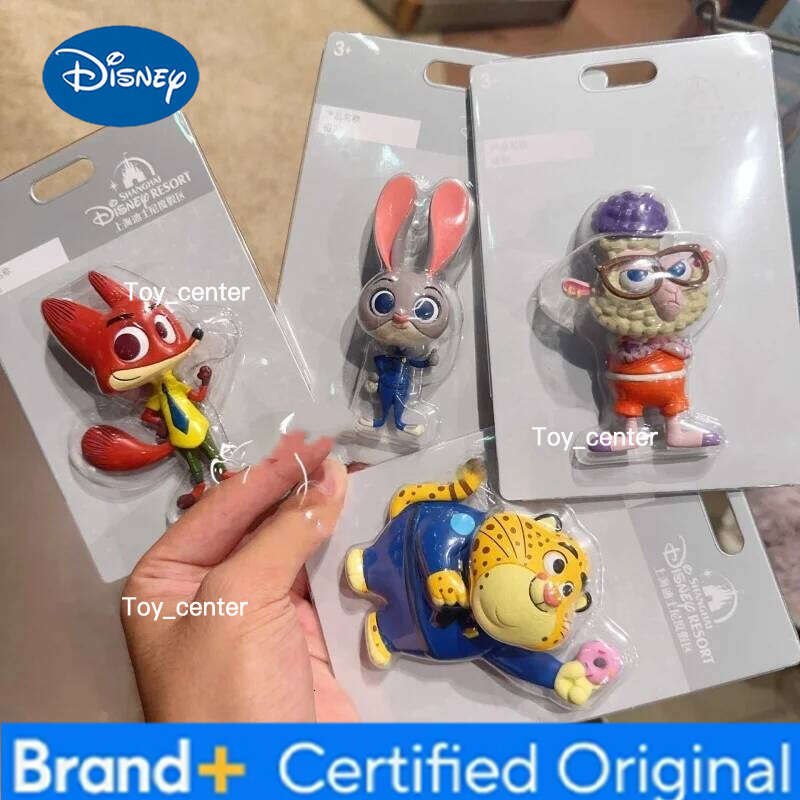 Disney Shanghai Resort Zootopia Fridge Magnets 3D Judy Hopps Nick Wilde Clawhauser Bellwether Refrigerator Decor For Kids Fans H260123