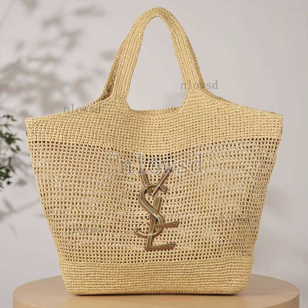 Totes Raffia Grass Beach Bag Vacation Tote Bags Luxury Designer bag Summer Shoulder Satchel Handbag Hawaii Travel Bag
