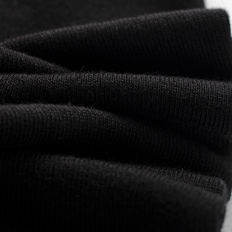 Men's Bamboo Crew Socks, Classic Black Breathable Casual Dress Socks, Soft Comfort Everyday Work Socks for Men