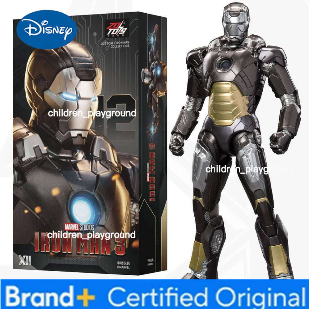 Disney ZD Toys Mark 35 Red Snapper Iron Man 24 22 MK 47 Tony Stark Ironman Figure Action Collect Toy Gift H2601231