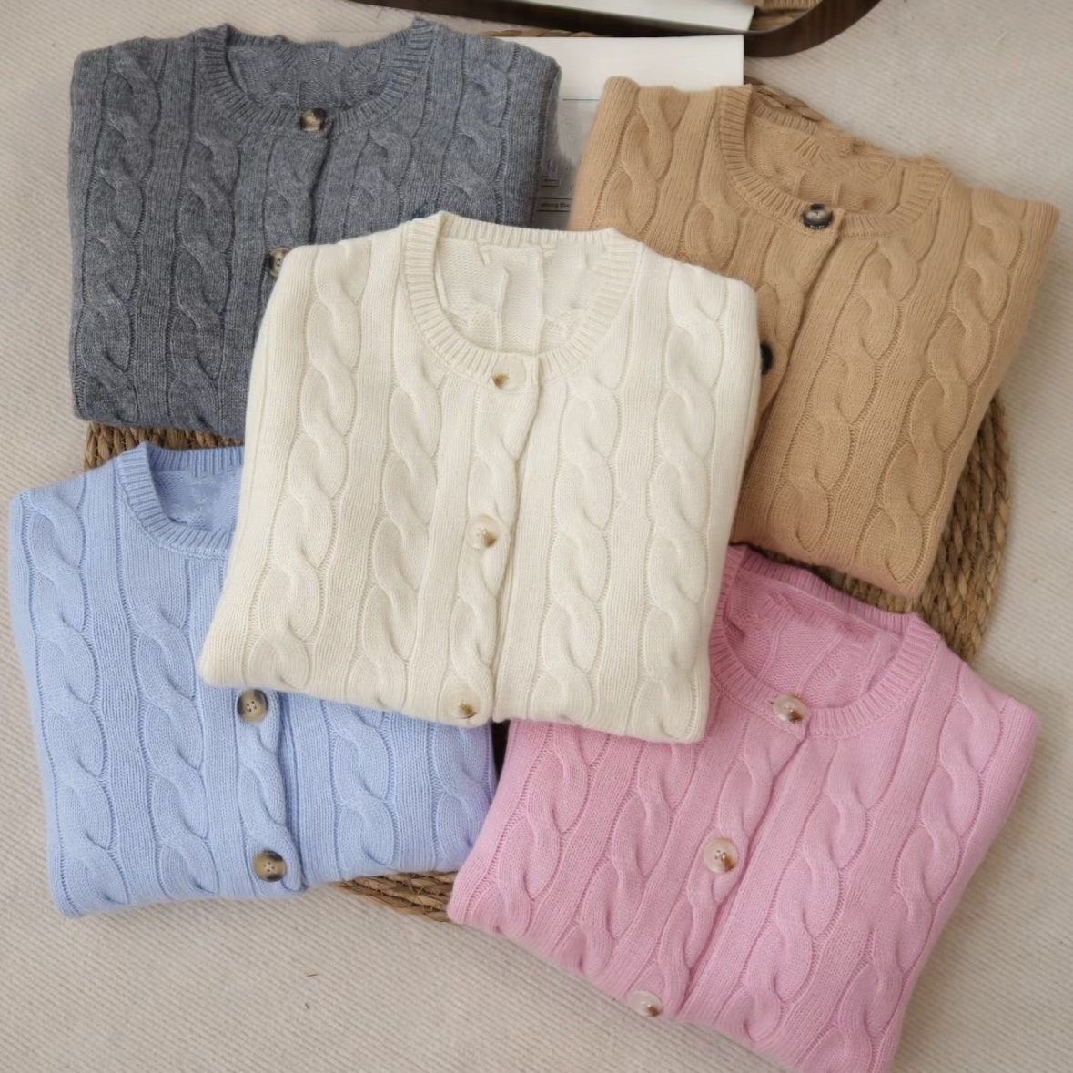 cardigan designer sweater women sweater designer cardigan sweater cotton fabric classic old money style wholesale price sweater women