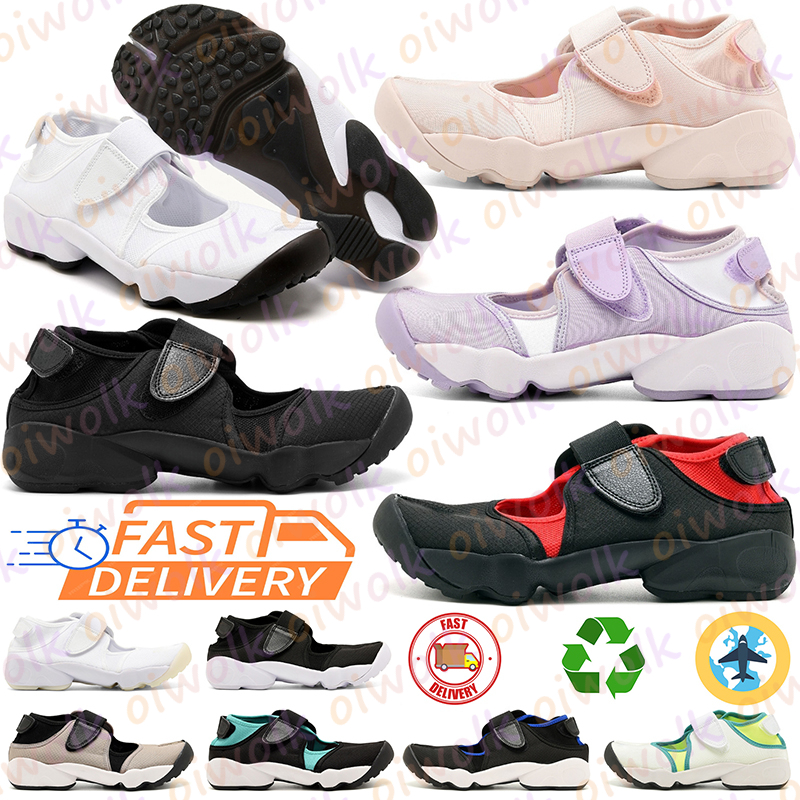 Designer Rift Sandals Unisex Mesh Sports Sandals White Green Black Pink Purple Pure Platinum Light Rust Outdoor Climbing Running Trainers 36-46