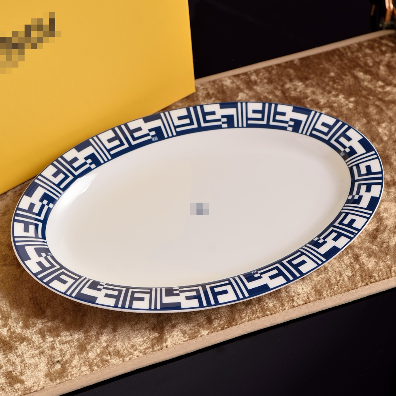 Stylish 11-Inch Oval Ceramic Dish - Ideal for Formal Dinners or Casual Meals, High-Quality with Scandinavian Touch