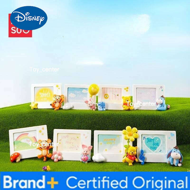 Disney MINISO Winnie the Pooh Polaroid Series Figurine Blind Box Photo Frame Decoration Ornament H260123