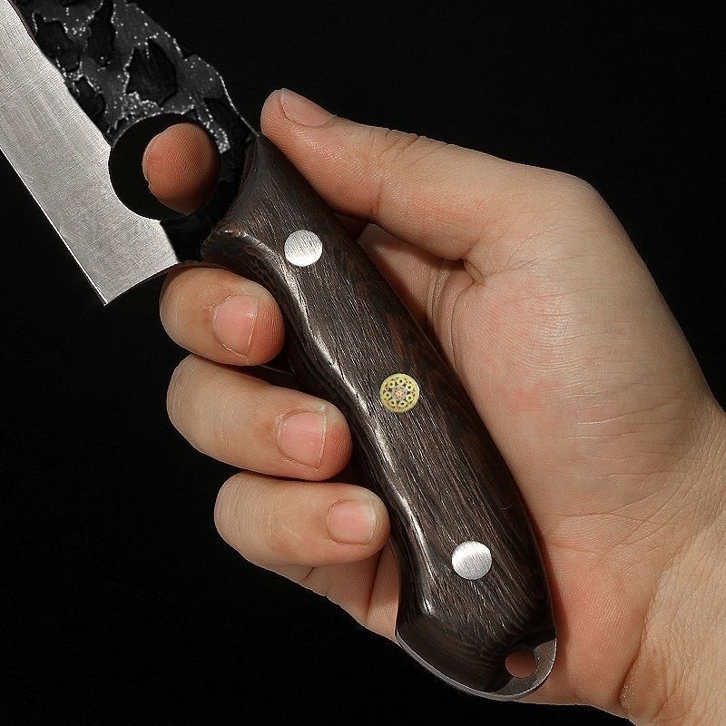 Kitchen knife multi-purpose hand fork butcher knife stainless steel Boning knife fruit and vegetable cutting knife 241224