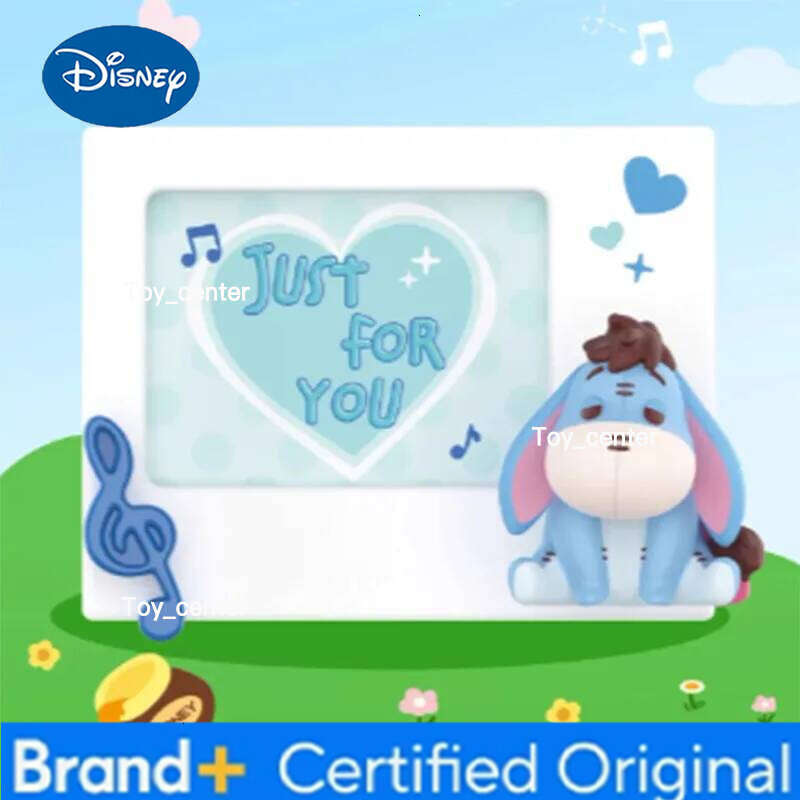 Disney The Dreamy Day Series Action Toys Cute Winnie Pooh Piglet Eeyore Tigger Photo Frame Figure Model Gifts H260123