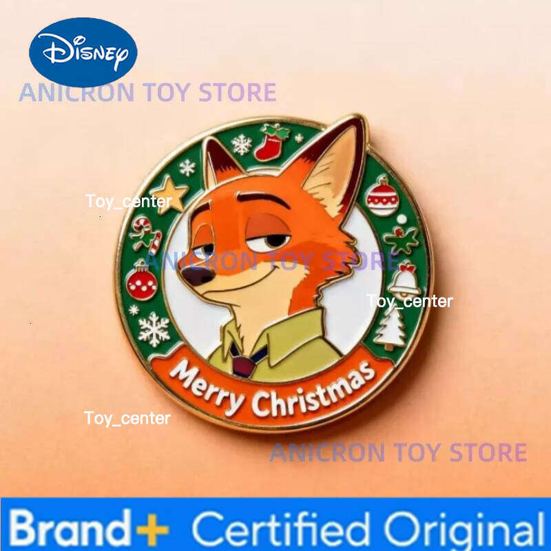 Disney New Zootopia 2 Nick Judy Alloy Decorations Collection Peripherals Refrigerator Magnet Kawaii Gifts H260123