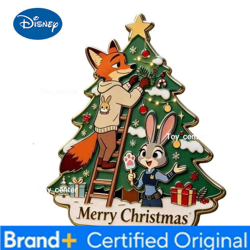 Disney 3pcs Zootopia 2 Nick Judy Acrylic Magnetic Suction Flat Refrigerator Sticker Room Decoration Accessories Festival Gift H260123