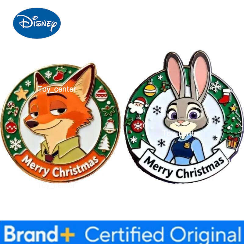 Disney Enamel Zootopia Animal Brooch Pines Lapel Pins Badge on Backpack Clothing Accessories Witch Jcute Ewelry Gifts Decorations H260123