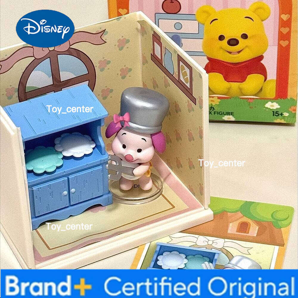 Disney Moment Series Winnie the Pooh Piglet Eeyore Anime Figure Toys Dolls Collection Kids Gifts Home Decro H2601231