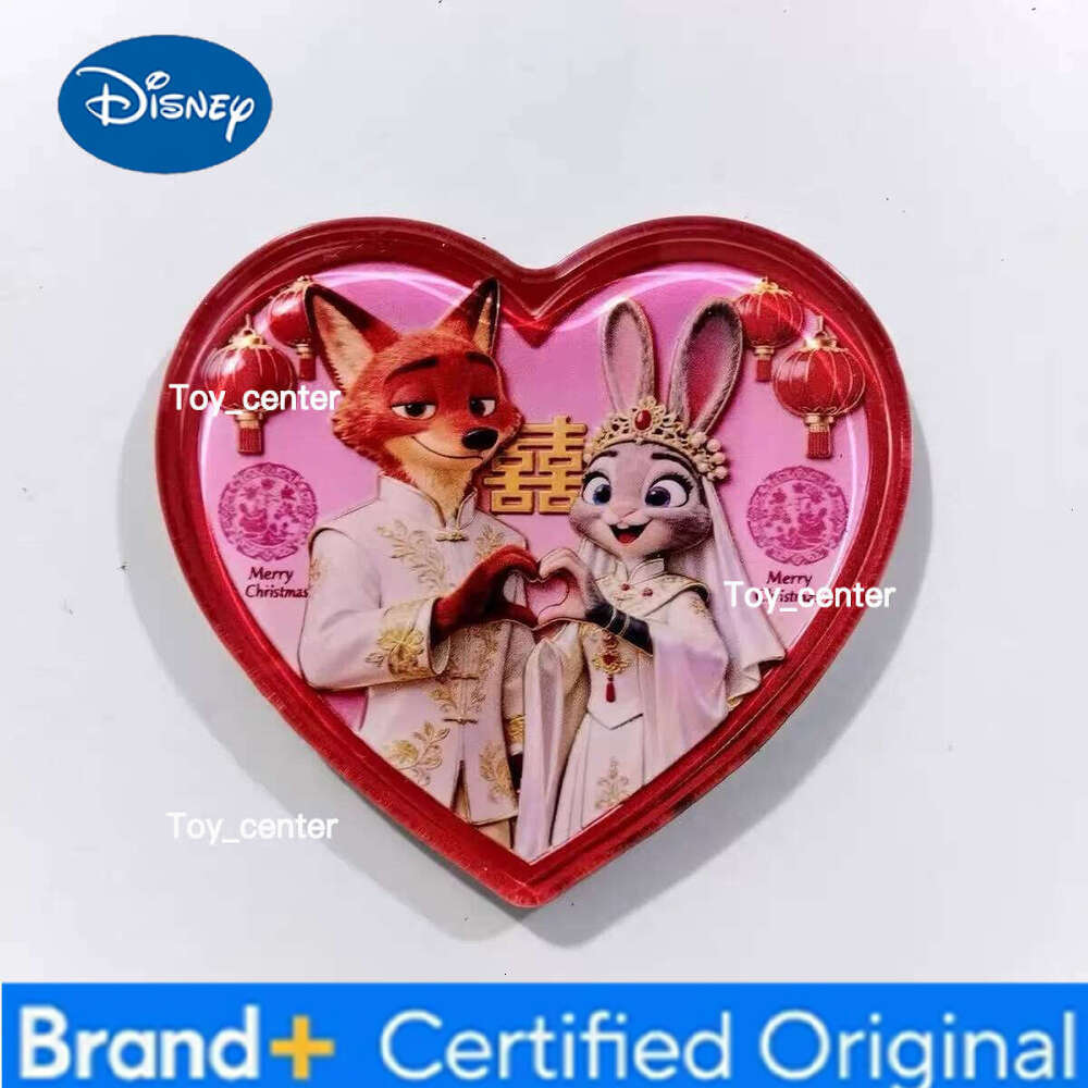 Disney Zootopia Themed Rotating Fridge Magnet 7cm Acrylic Ornament High-Quality Decorative Gift for Family Friends 2026 H260123