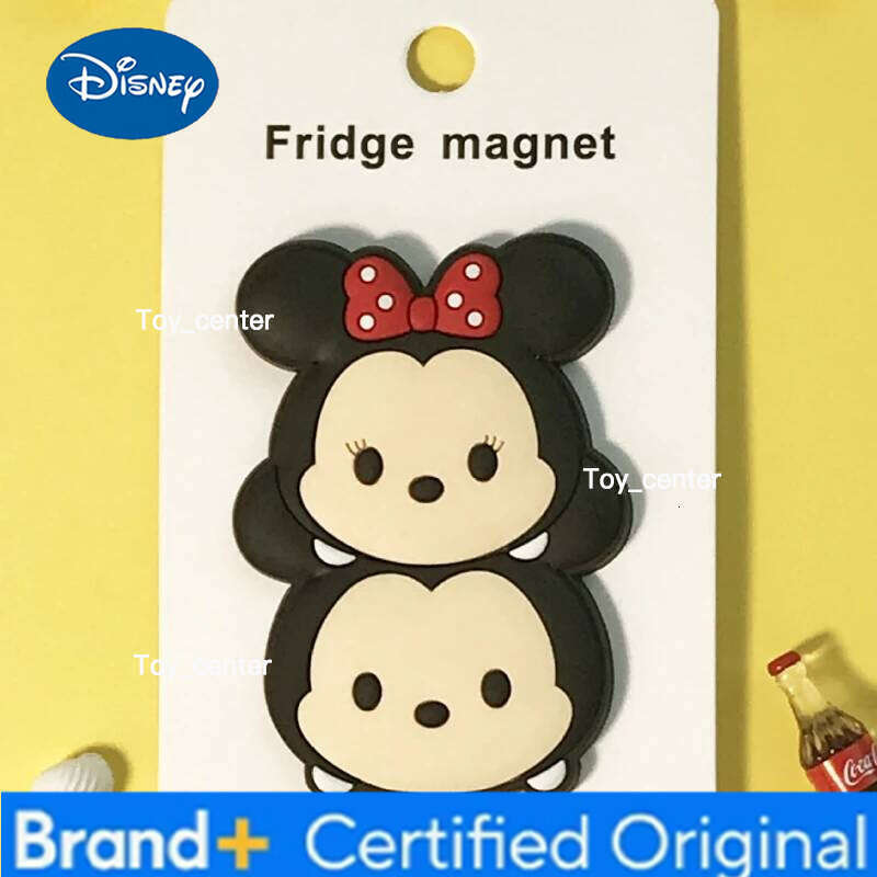 Disney Kawaii Mickey Fridge Decorations Stickers Cute Cartoon Refrigerator Magnets Minnie Memo Fixed Magnet Kids Gifts H260123