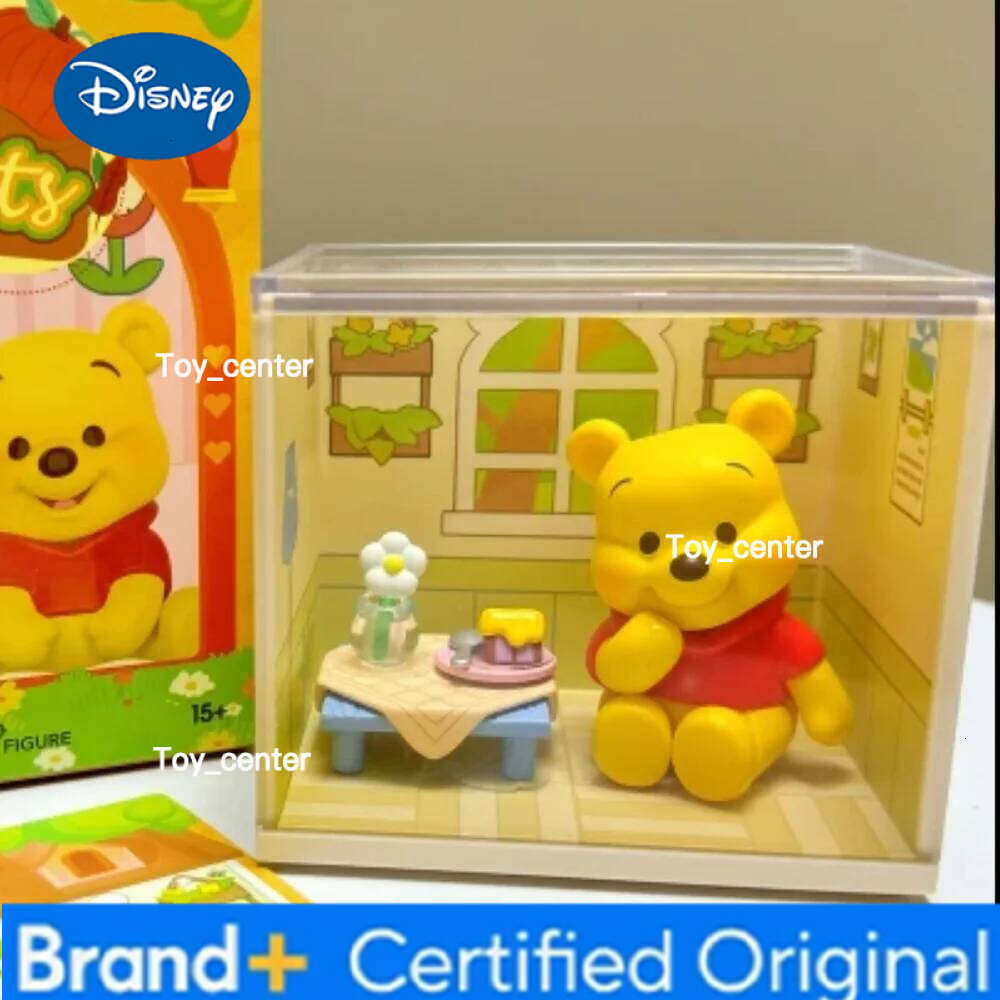 Disney Moment Series Winnie the Pooh Piglet Eeyore Anime Figure Toys Dolls Collection Kids Gifts Home Decro H260123