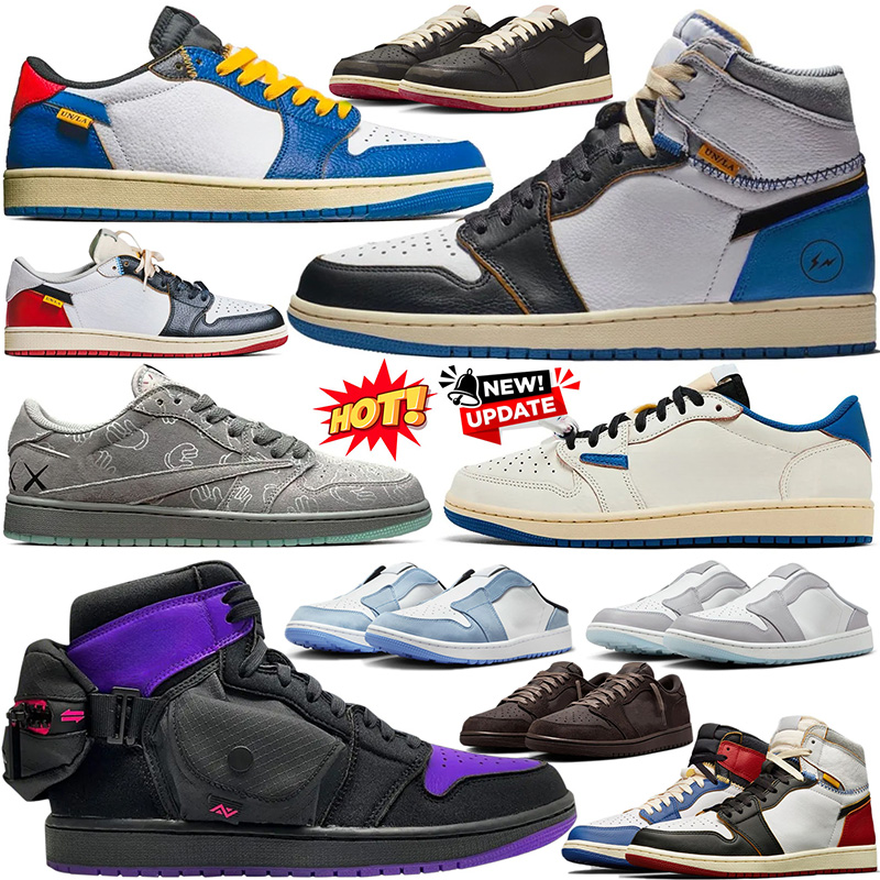 mule golf shoes designer 1 1s basketball shoes women men Spider Verse Shattered Backboard Midnight Navy Nigel Sylvester Nitro Olive mens trainers outdoor sneakers