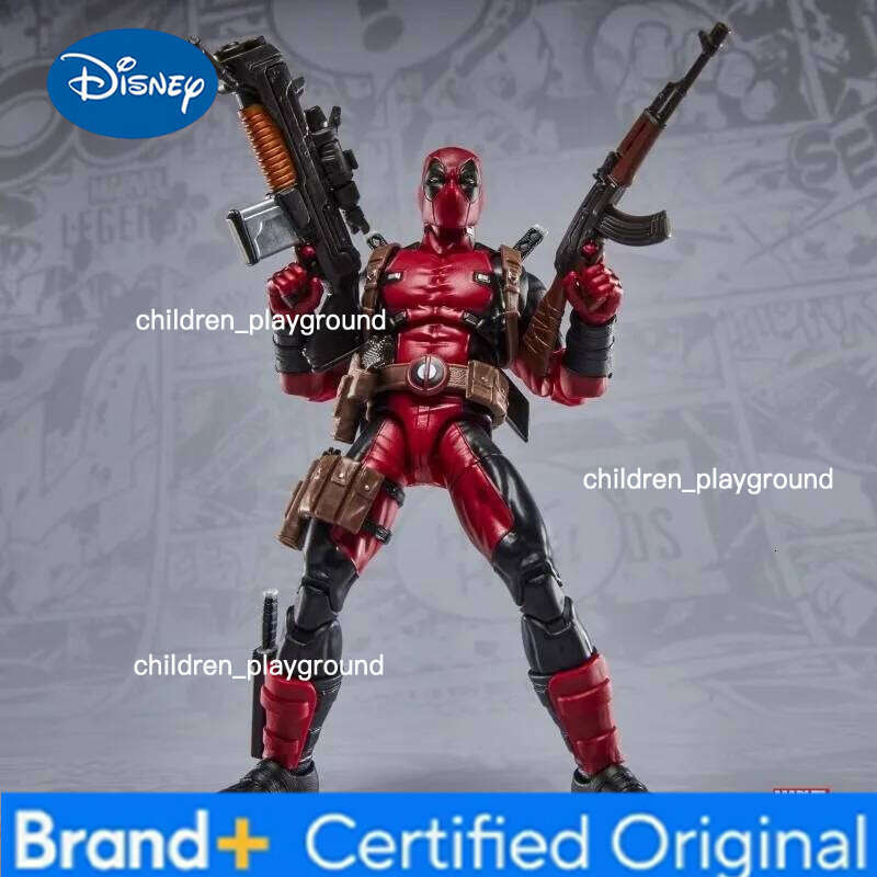 Disney In Stock 1/12 Scale Marvel Legends The Deadpool 6 Inch Desktop Decor Model Collection Grade Action Figure Toy Gift L260616