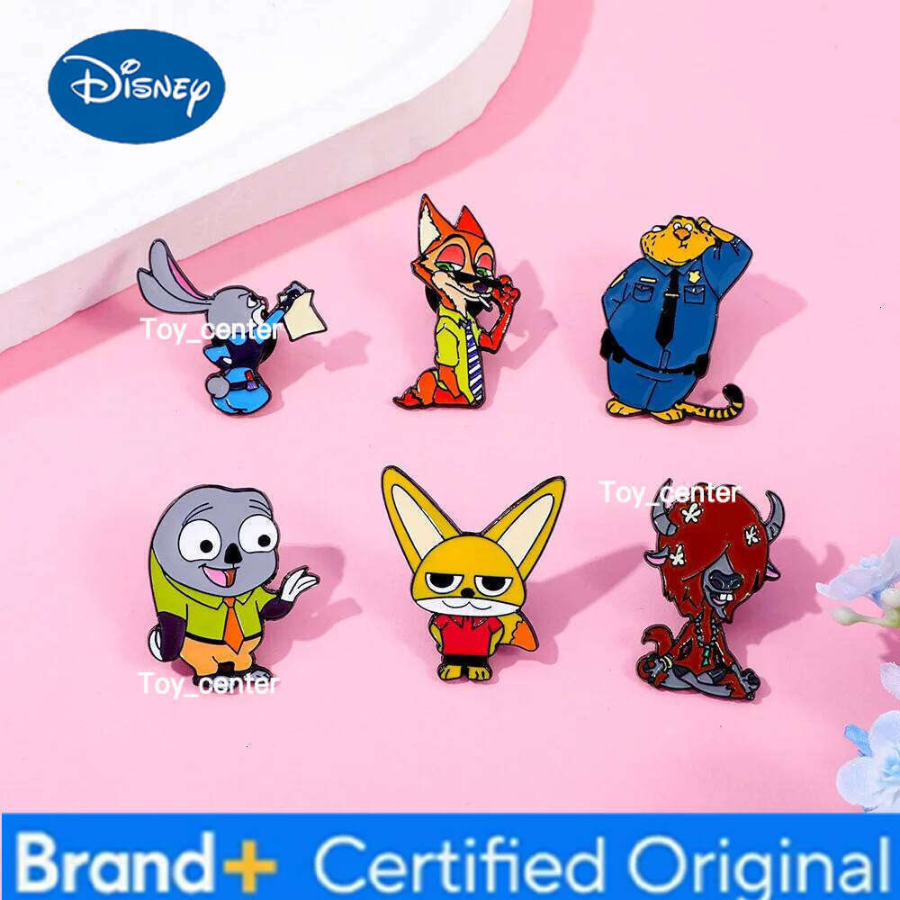 Disney New Cartoon Movie Zootopia 2 Enamel Pins Backpack Clothes Judy Nick Brooch Lapel Badges Gifts for Fans H260123