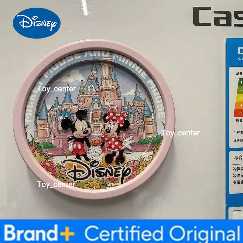 Disney Mickey Minnie cartoon cute creative magnetic paper carving night light exquisite personality refrigerator stickers gift H260123