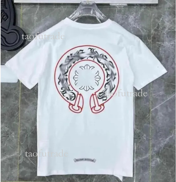 Crome Hart Designer T-Shirts Mens T-Shirts Cotton Casual Printed High Street Luxury T Shirts Pink Graphic High Streets Hip Hop Jersey Tees Unisex Short Sleeve Top a33