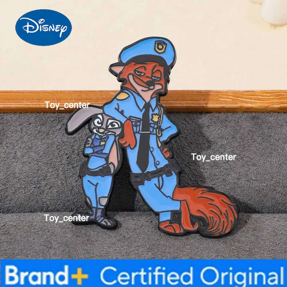 Disney 1Pc Comedy Cartoon Anime Brooch Personality Nick Enamel Pin Backpack Clothing Jewelry Metal Badge Accessories Festival Gift H260123