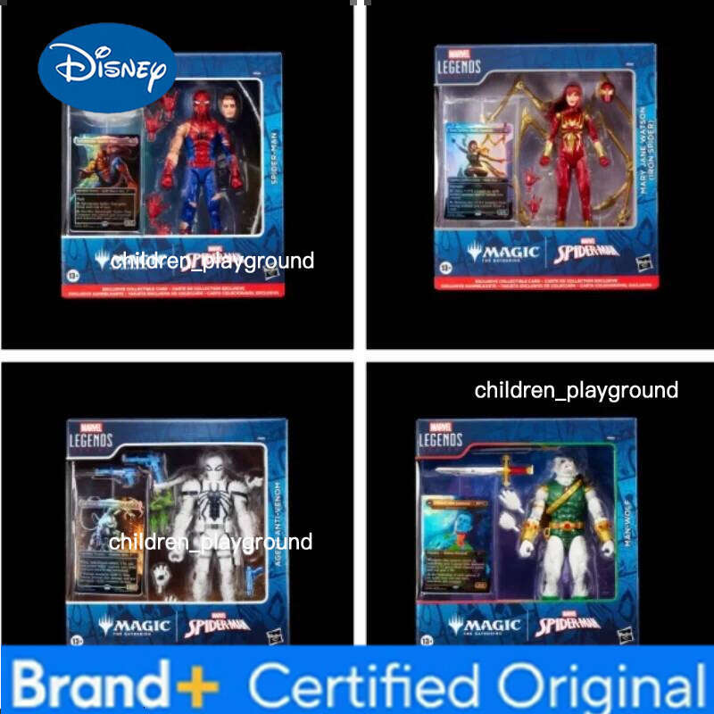 Disney Spot Hasbro ML Spider-Man Mary Jane Anti-Venus Agent Wolf 6-inch Future Action Doll Anime Model Toy Collection Gift L260617