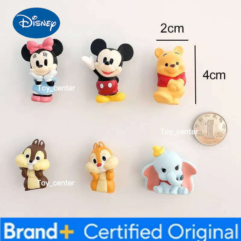 Disney Mickey Minnie Mouse Set Cartoon Cute Chip Dale Refrigerator Magnet Decorate Winnie The Pooh Gift H260123