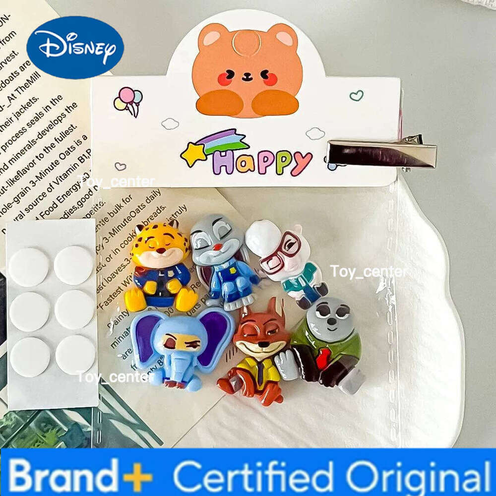 Disney Cute Cartoon Sitting Pose Zootopia DIY Resin Accessories Refrigerator Magnet Sticker Keychain Shoe Decor Wholesale H2601231