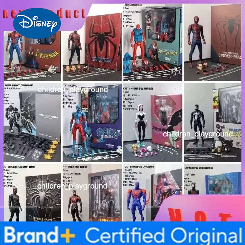 Disney CT Full Range In Stock Spiderman Mafex 143 Ben Reilly Comic Ver The Amazing Spider-Man 001 Anime Action Figure Toys Gift H260123