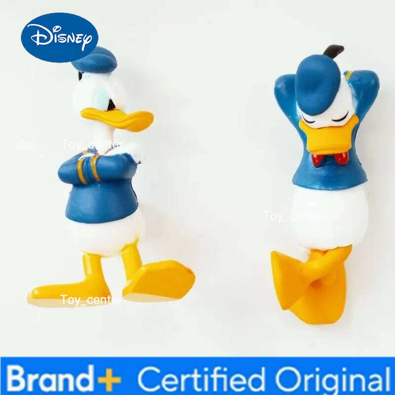 Disney 2Pcs Tsundere Donald Duck Three-Dimensional Refrigerator Magnet Home Decoration Desktop Ornament Friend Christmas Gift H260123
