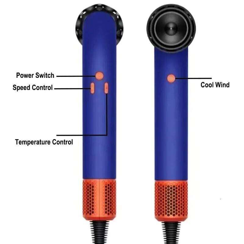 2025 New 1 Nozzle HD18 Dryer High Speed Hair Blower Quick Drying Negative Ion Secadora Para Cabello 26L0123