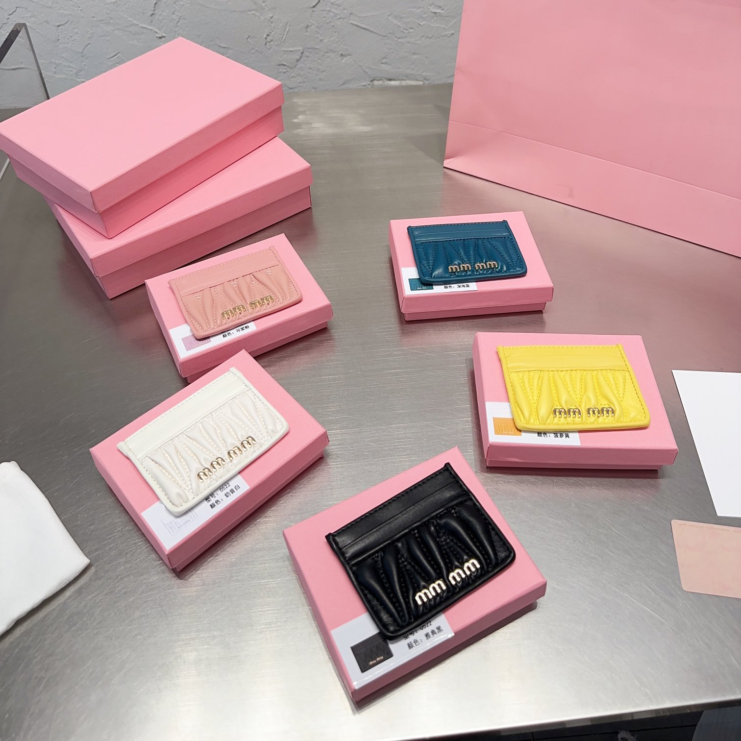 Wallet card holder designer wallet high quality purse genuine Leather Purses fashion Key Ring Credit Coin luxurious women Mini Wallet with box New