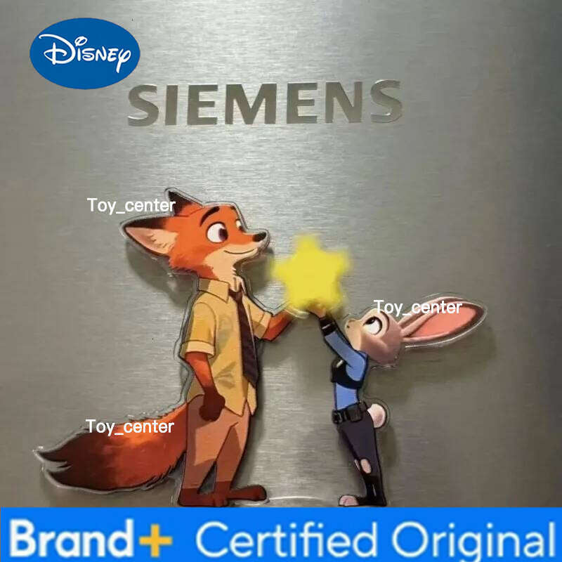 Disney Zootopia Acrylic Magnetic Rotating Cartoon Ice Decoration High Value Trendy Creative Refrigerator Magnet H260123